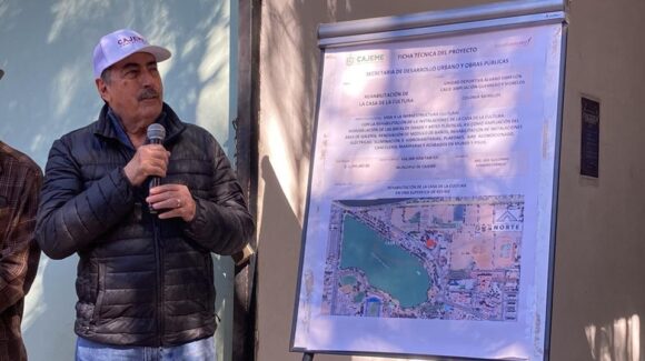 Alcalde Javier Lamarque Cano arranca rehabilitación de la Casa de la Cultura en Cajeme
