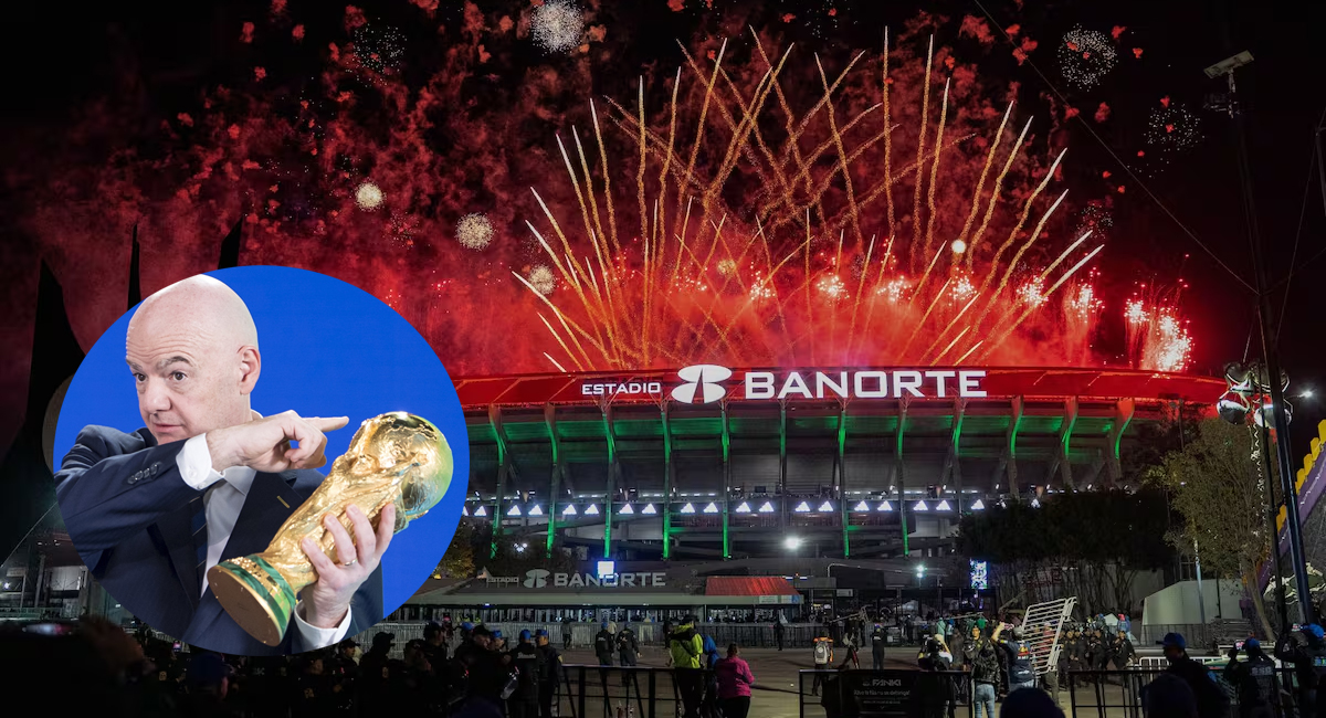 Gianni Infantino catalogó al Estadio Banorte como uno de los mejores en el mundo