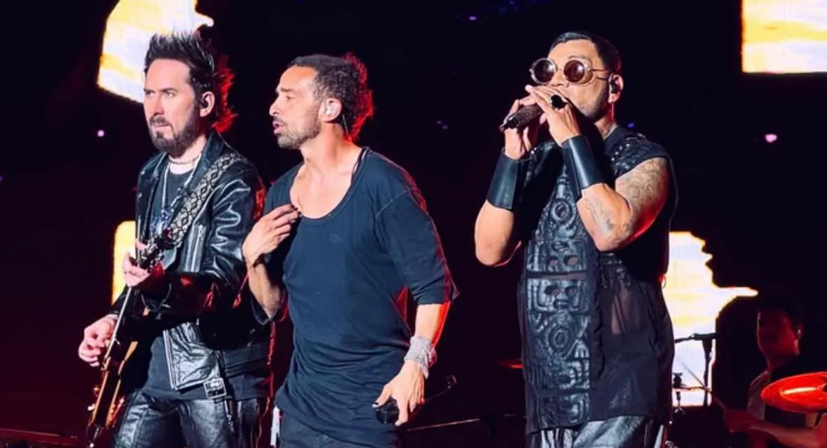 Los integrantes del trío Camila