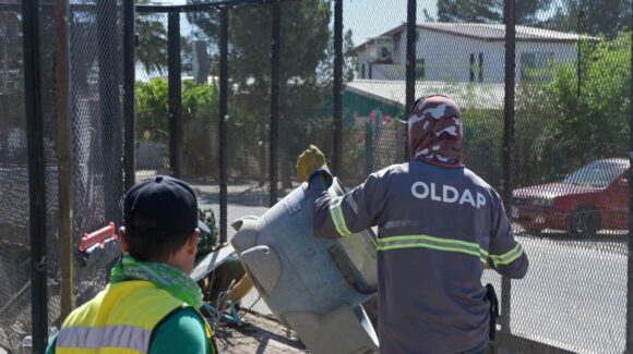170 toneladas de residuos producto de la jornada de descacharre y fumigación en la colonia Ejidal 2