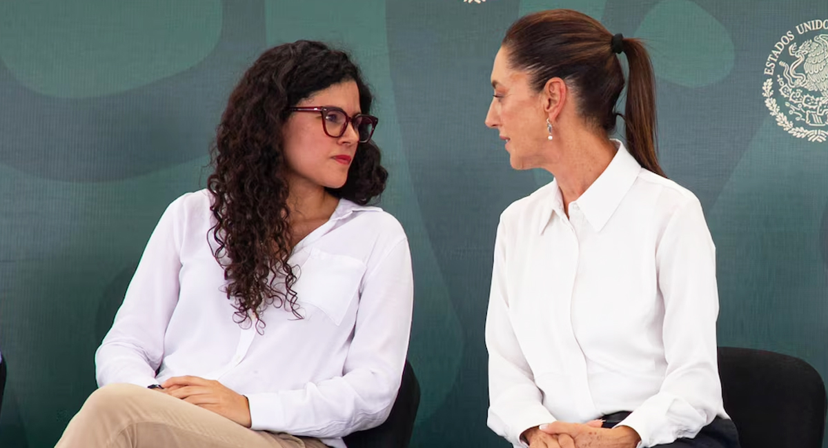 Luisa María Alcalde y Claudia Sheinbaum