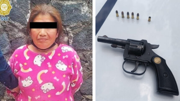VIDEO: Arrestan en CDMX a adulta mayor que disparó contra joven que peleaba a golpes con su hijo