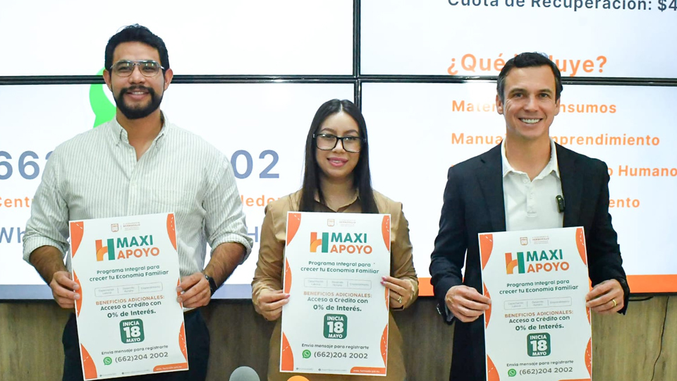 Agencia Municipal lanza décima edición del programa 'MaxiApoyo' en Hermosillo
