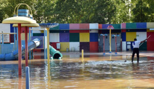Rehabilitan en Ciudad Obregón la infraestructura hidrosanitaria para evitar inundaciones en el Parque Infantil Ostimuri