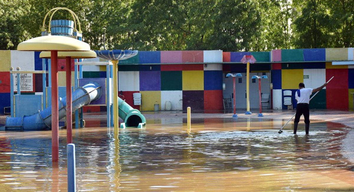 Rehabilitan en Ciudad Obregón la infraestructura hidrosanitaria para evitar inundaciones en el Parque Infantil Ostimuri