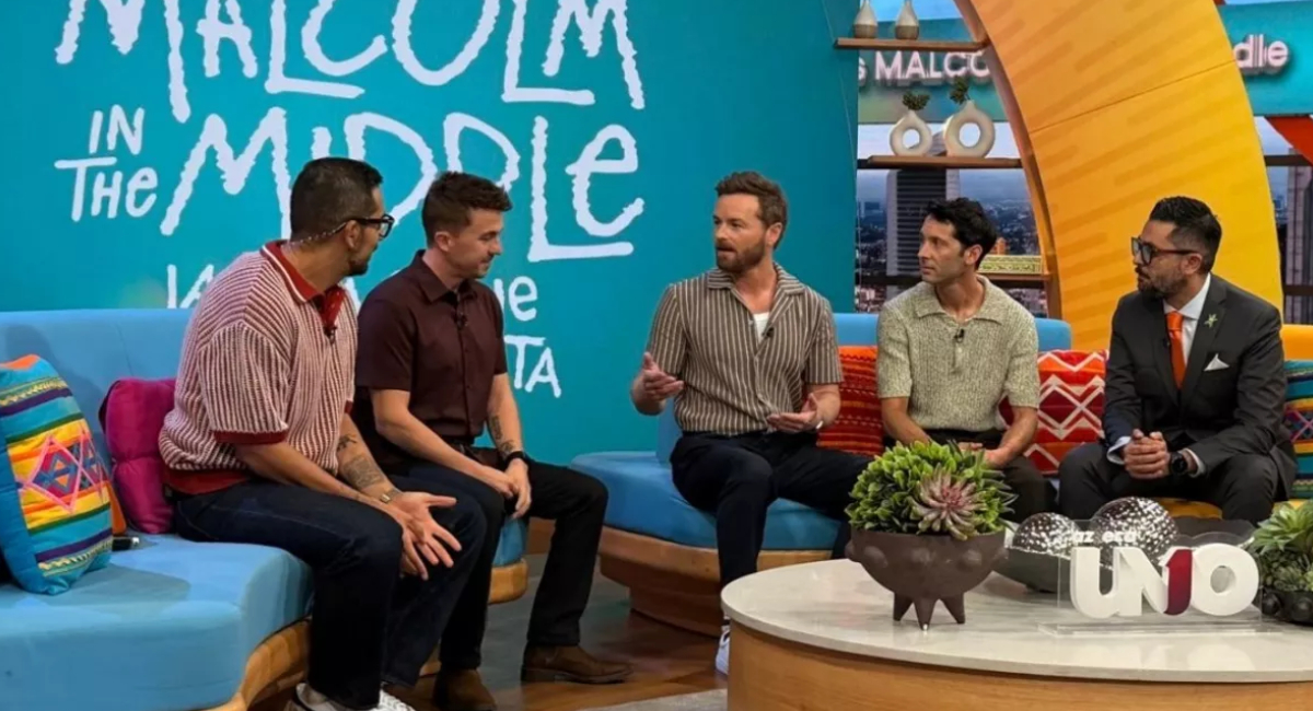 Así fue la visita de Frankie Muniz y elenco de Malcolm el de en Medio en Venga la Alegría