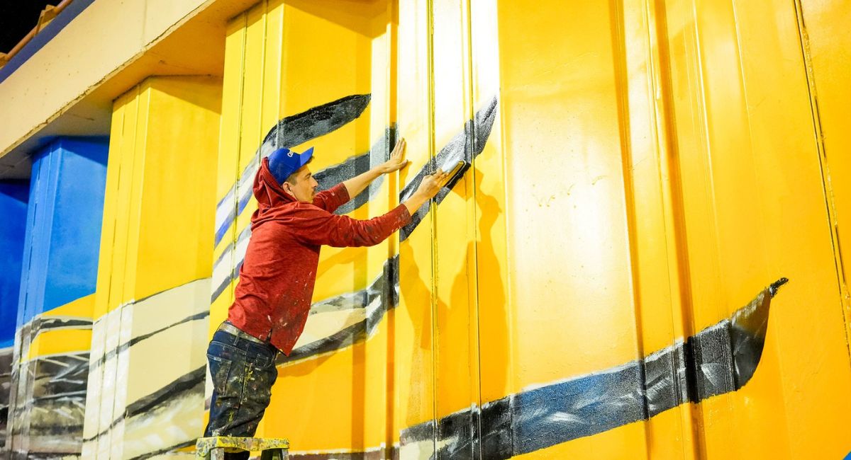 Avanza intervención mural en el paso desnivel de Colosio y Solidaridad en Hermosillo