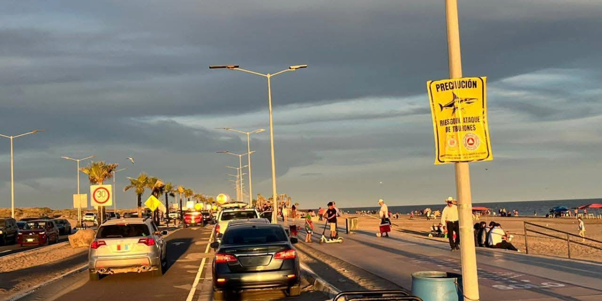 Protección Civil colocó letreros en el malecón de Huatabampito