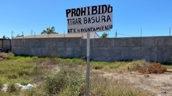 Ayuntamiento de Navojoa busca erradicar  los basureros clandestinos