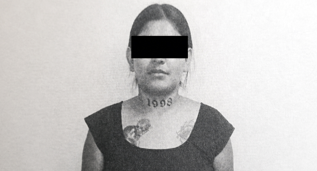 La mujer señalada por el accidente vial, Brenda Esmeralda 'N', de 27 años de edad