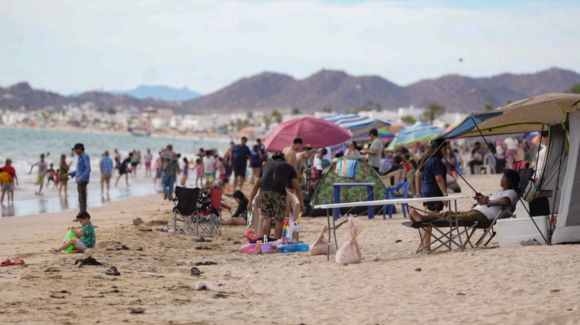 Bahía de Kino registra alta afluencia turística en Semana Santa