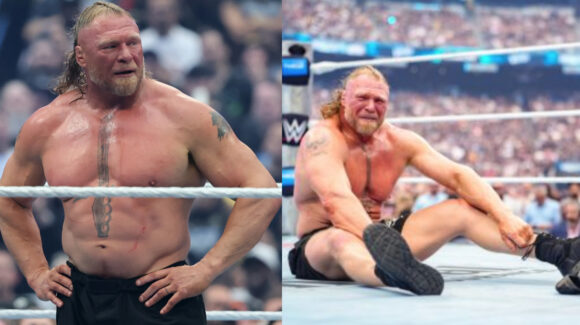 Entre lágrimas y gritos, Brock Lesnar se retira de la WWE después de su derrota en WrestleMania 42