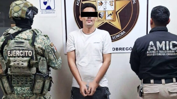 Cumplen orden de arresto contra agresor de agente estatal en Cajeme; lo atacó con arma blanca