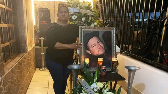Ceci Flores se despide de su hijo, Marco Antonio, con misa; fue acompañada por otros colectivos