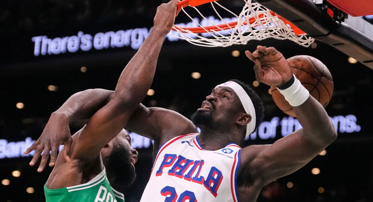 Los Sixers salieron con la puntería fina y se quedaron con el Juego 2