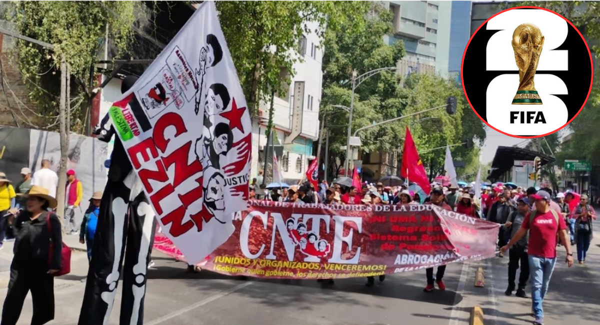 CNTE anuncia paro indefinido en junio; amenazan con boicotear el Mundial de Fútbol 2026