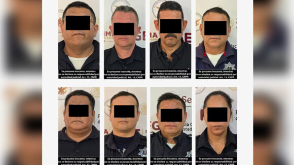 Arrestan a ocho policías en Colima por nexos con el CJNG; filtraban información al grupo criminal