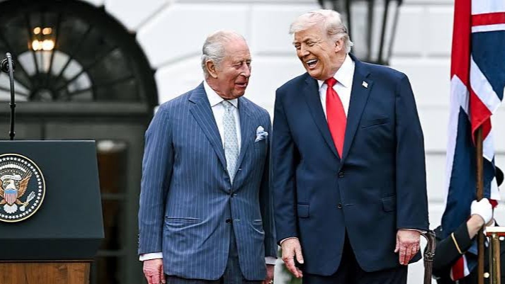 La campana del submarino HMS Trump: el obsequio de Carlos III al presidente estadounidense.