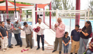 Inauguran chapoteadero en Cajeme y advierten riesgos al nadar en la Laguna del Náinari