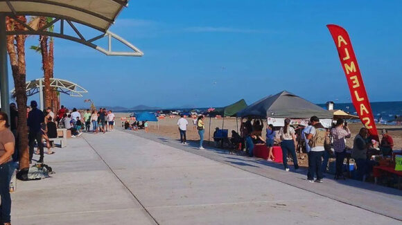 Comerciantes ven gran potencial en el malecón de playa El Cochórit