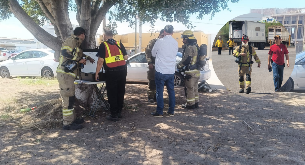 Cuerpos de emergencia se movilizan en Ciudad Obregón tras emergencia en Parque Industrial; 27 trabajadores se intoxican
