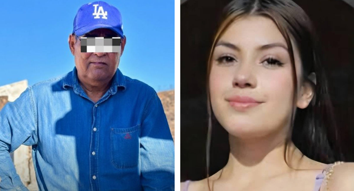 El detenido Manuel 'N' alias 'El Loquera', y la víctima Dayra Michell Geraldo Mendoza