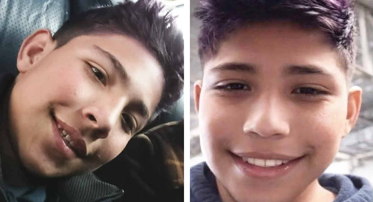 El desaparecido, Jesús Ángel Reyes Pereida, de 14 años de edad
