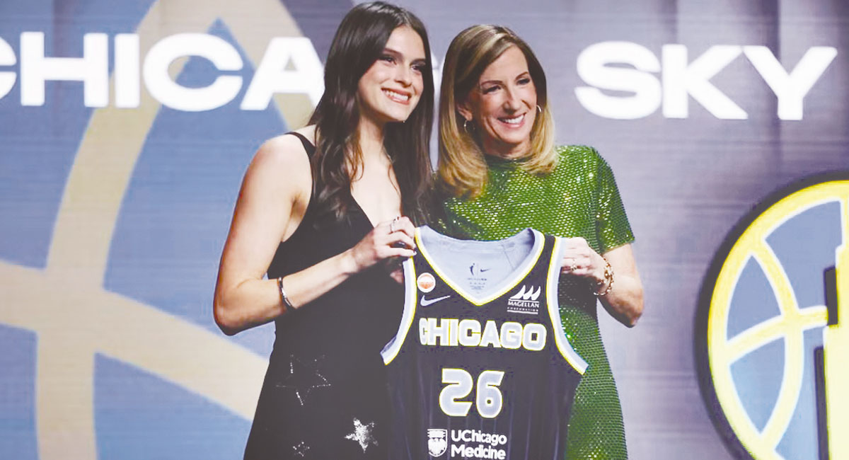 La mexicana será jugadora del Chicago Sky, tras ser seleccionada en el draft