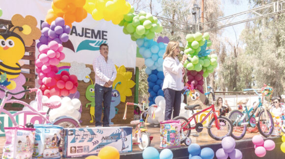 Ante cierre del Parque Infantil Ostimuri, DIF Cajeme organiza festejos del Día del Niño en varias colonias de la ciudad