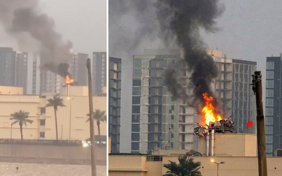 Derriban dron de vigilancia cerca de embajada de Estados Unidos en Irak.