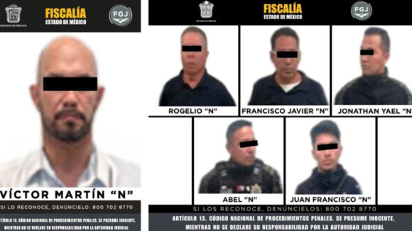 Ejecutan orden de arresto contra comisario de Seguridad y cuatro policías por secuestro en Edomex