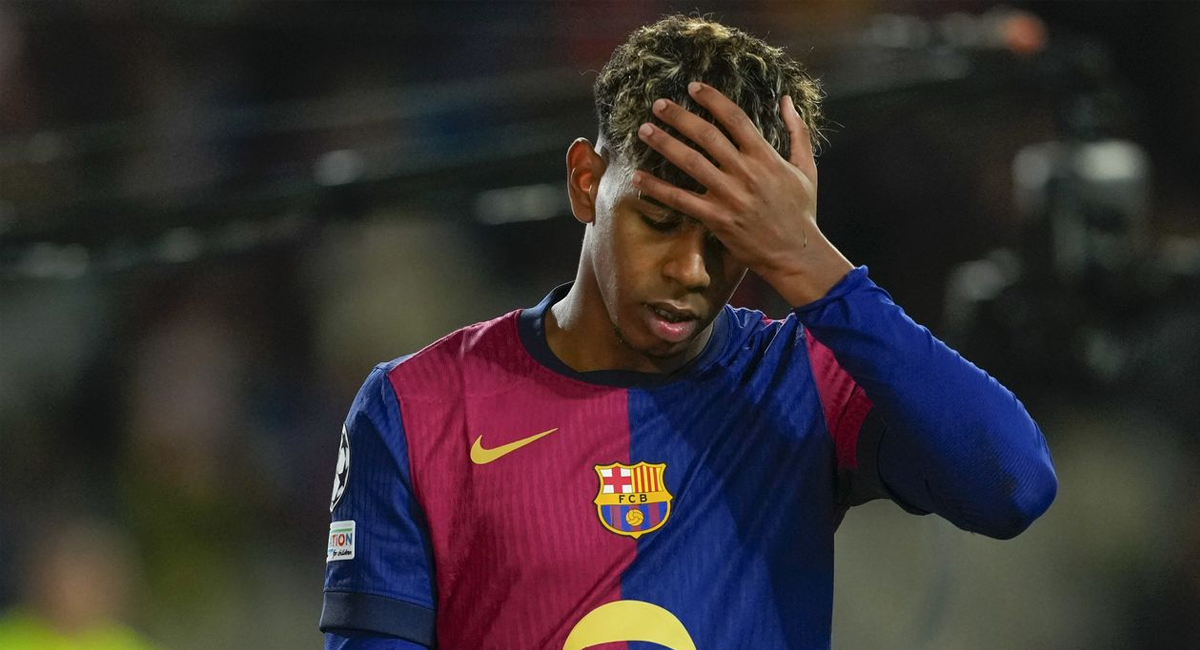 Lamine Yamal podría perderse la vuelta de los cuartos de final en Champions League