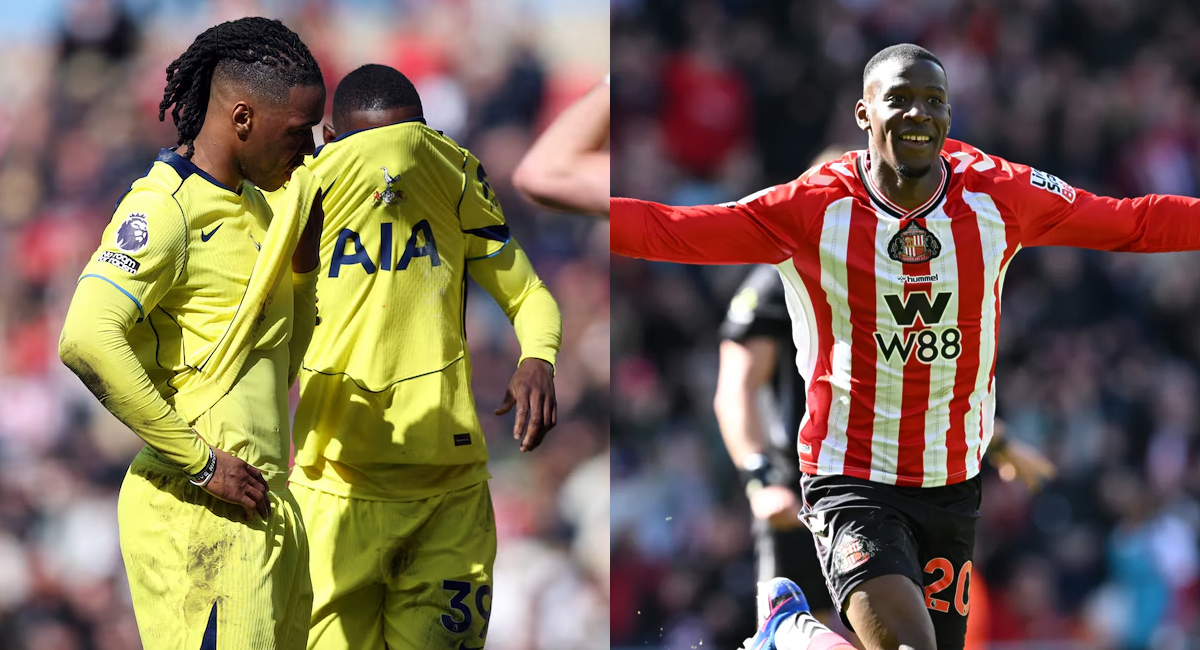 El Sunderland venció al Tottenham para enviarlo a puestos de descenso dentro de la Premire League