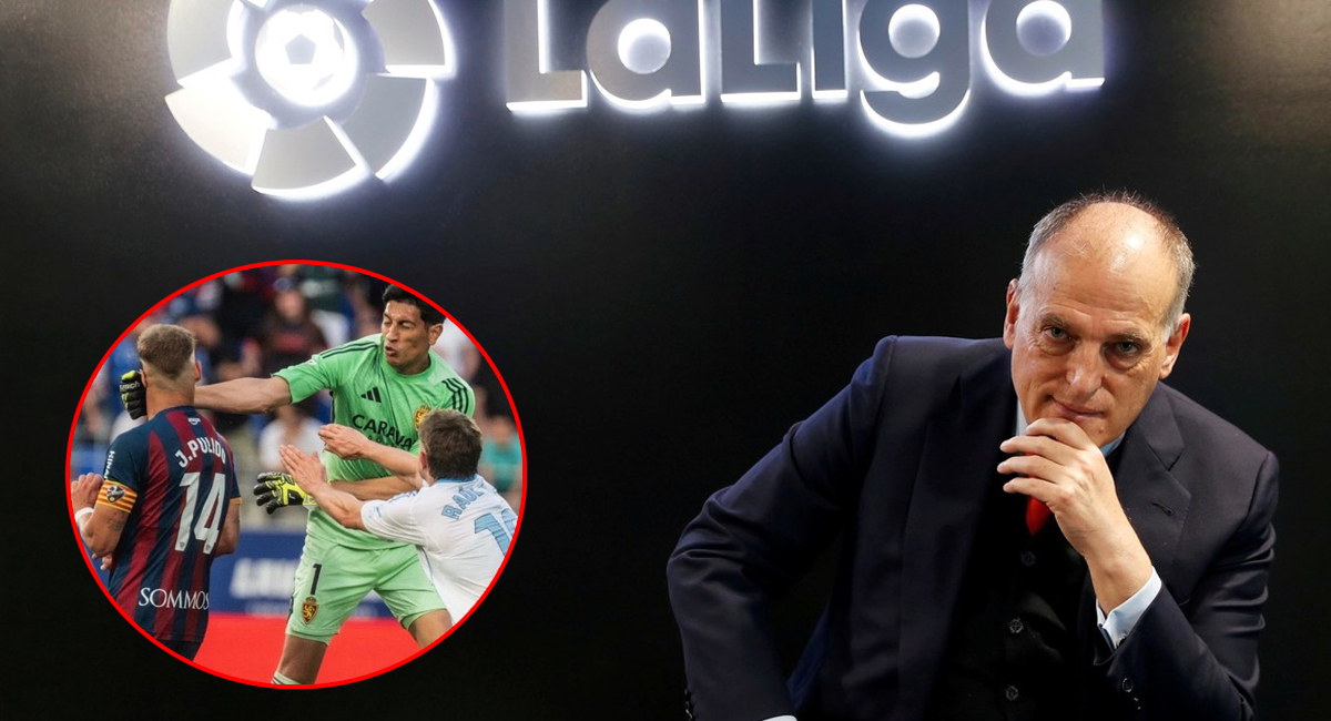 El presidente de LaLiga habló sobre la sanción que debería de recibir Esteban Andrada