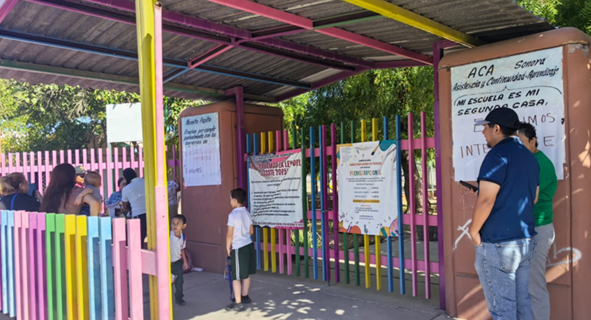 Regresan a clases en kínder de Cajeme tras llegada de intendente y retiro de candados