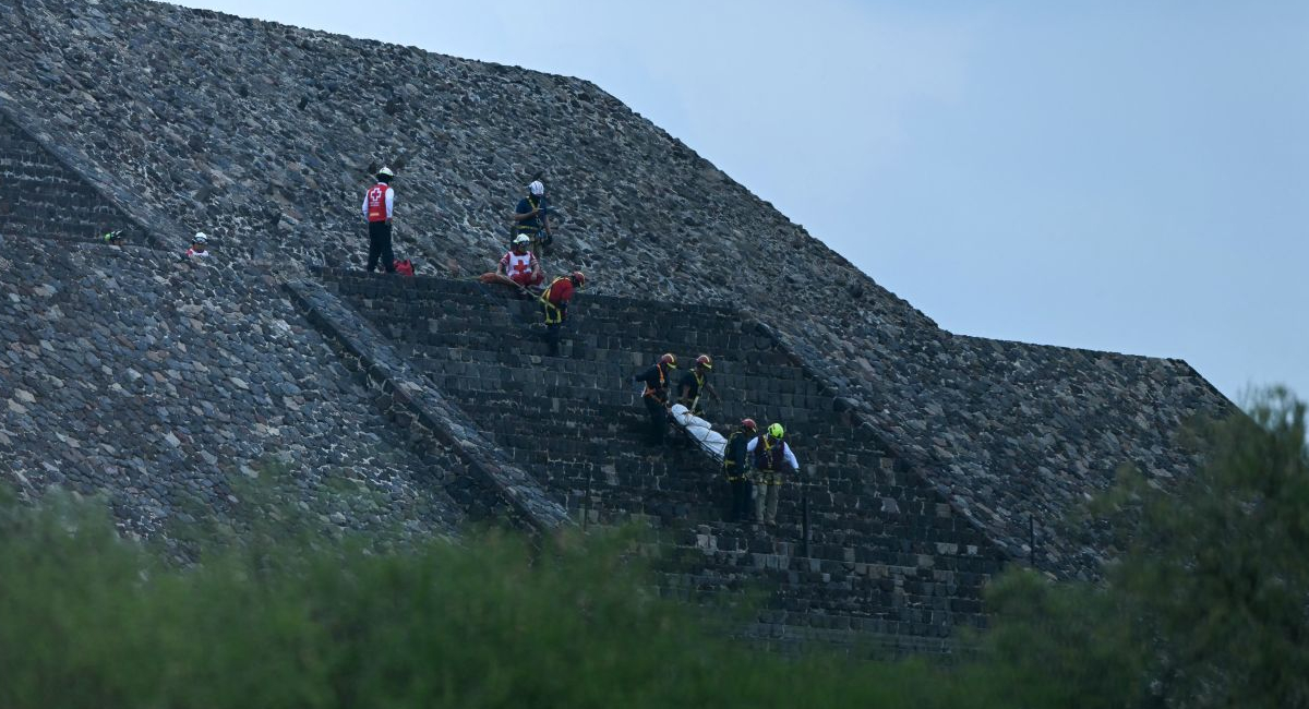 Filtran VIDEO de Julio César N al llegar a las Pirámides de Teotihuacán y abrir fuego