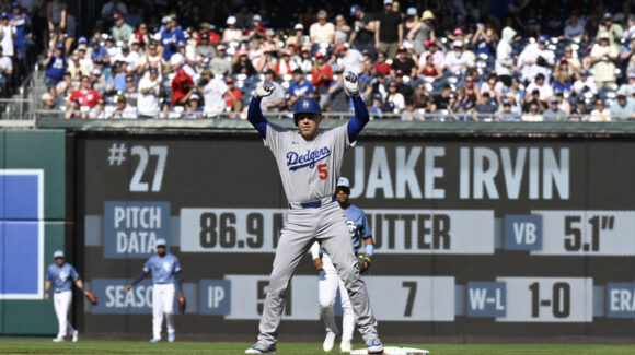 Freddie Freeman carga la ofensiva y los Dodgers aseguran la serie ante Washington