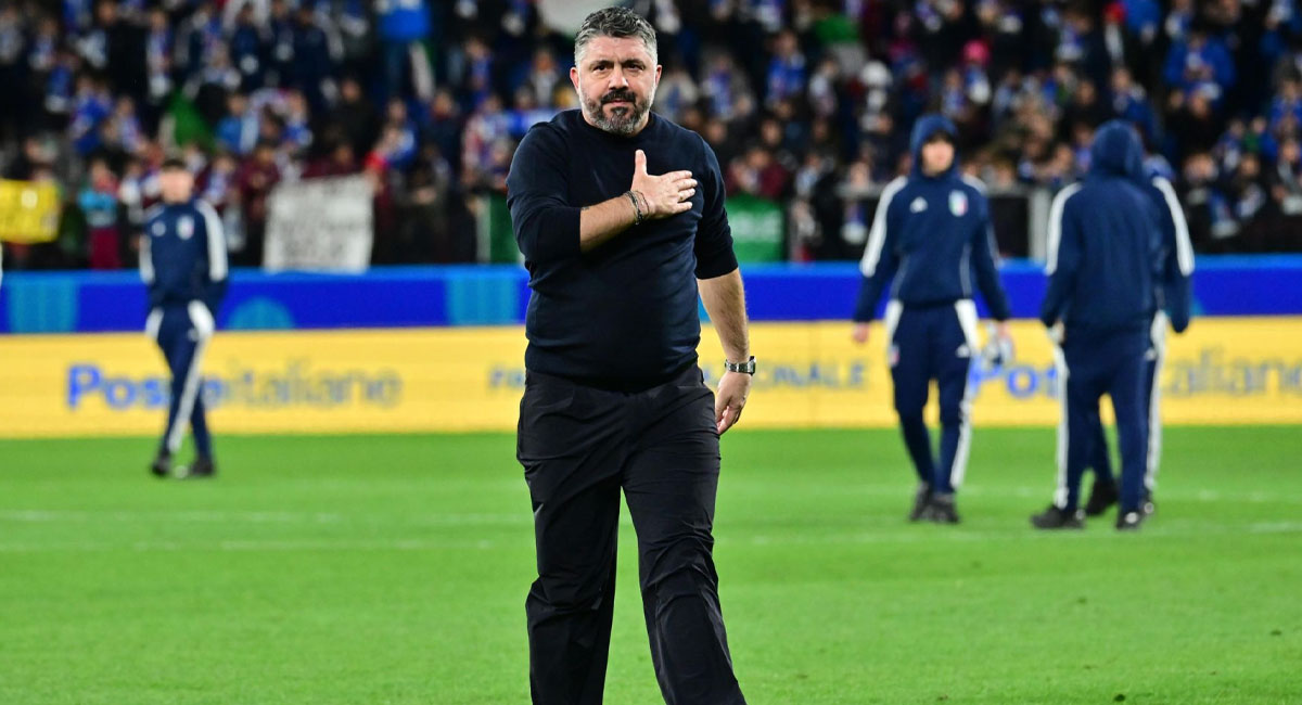 Gatusso aceptó la derrota y decidió dejar su cargo como entrenador de Italia