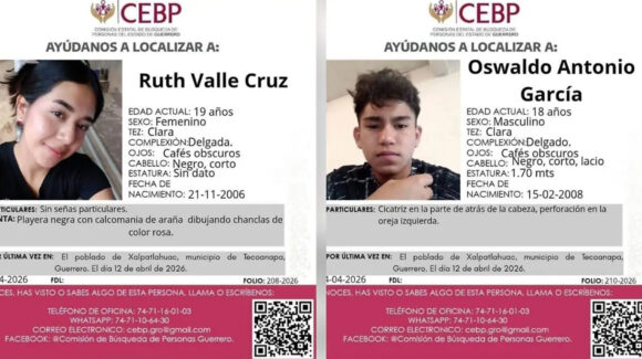 Familiares localizan fosa con restos de Ruth y Oswaldo en Guerrero; tenían 1 semana secuestrados