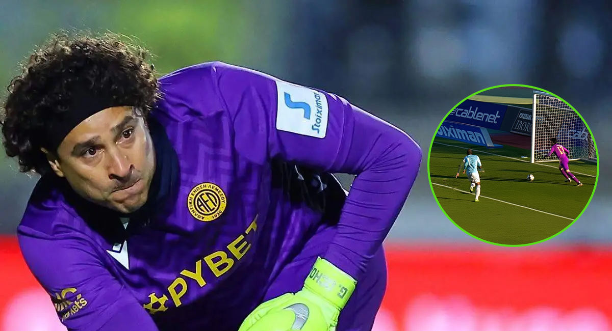 Guillermo Ochoa cometió un error que costó la eliminación del AEL Limassol en la Copa de Chipre