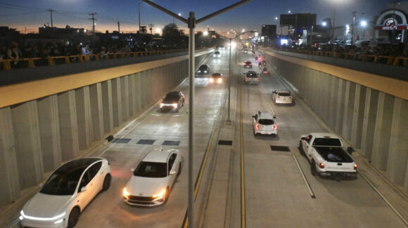Paso a desnivel de Hermosillo mejora congestionamiento y reduce más del 70% de los accidentes