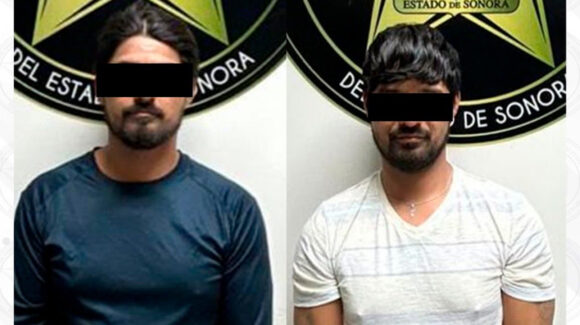 Caen dos sujetos acusados de apuñalar a hombre en Hermosillo; cuentan largo historial delictivo