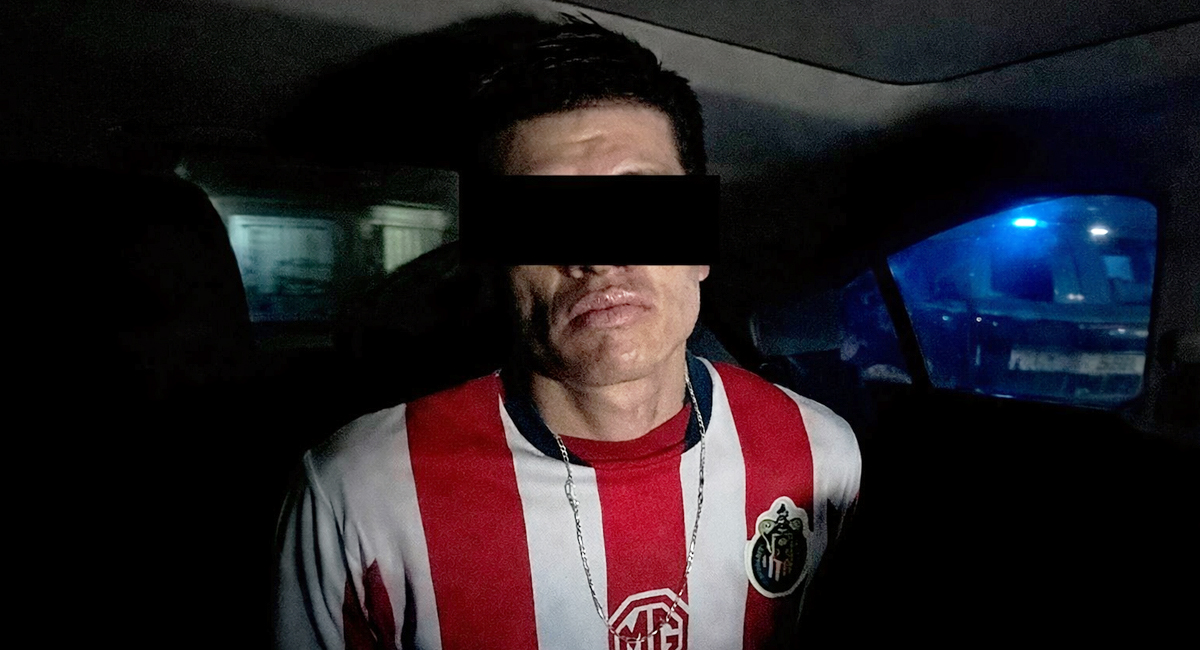 El hombre detenido, Raúl Saúl 'N', de 28 años de edad