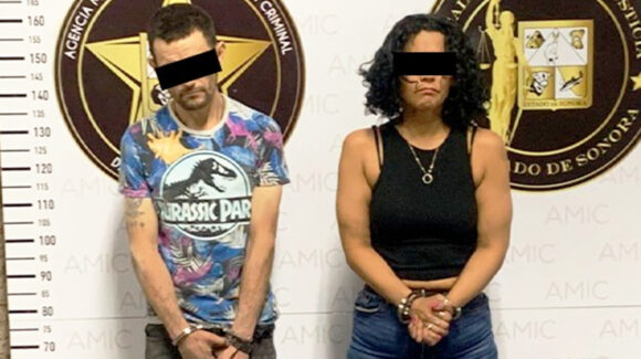 Fiscalía detiene a pareja con droga en Hermosillo; les hallaron 68 envoltorios de crystal y marihuana