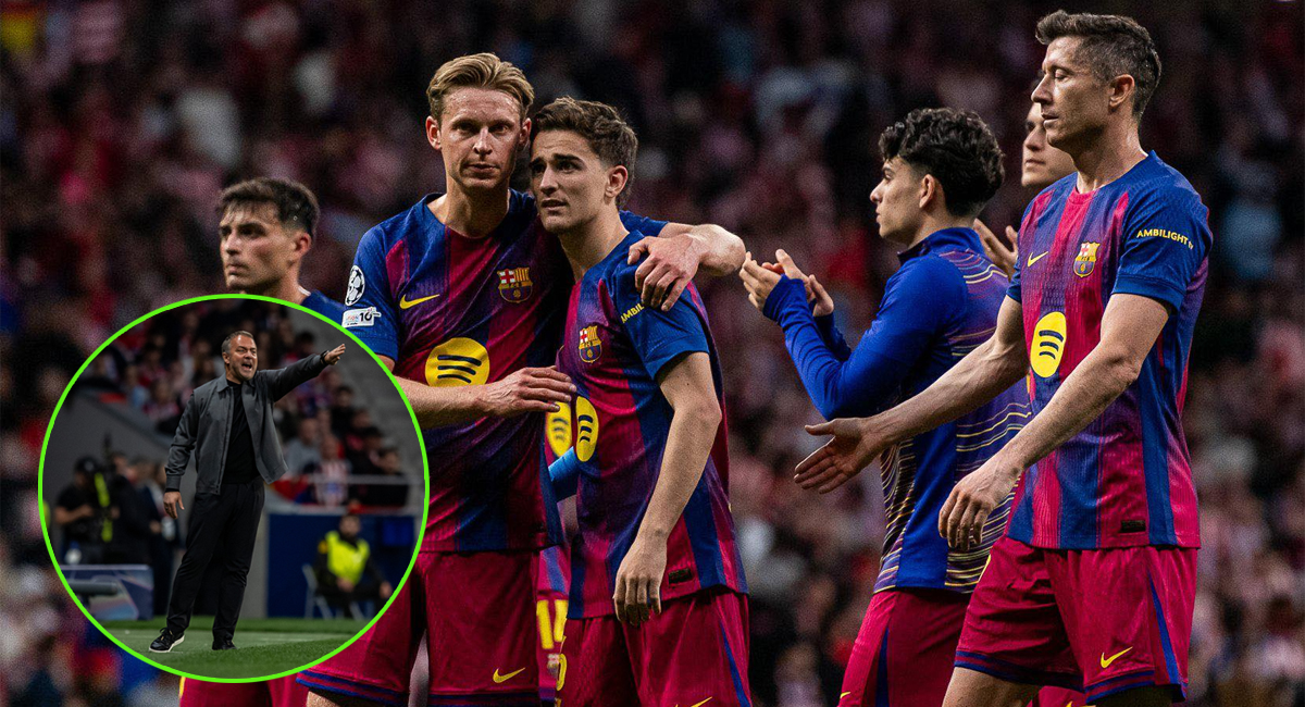 Hansi Flick rompió el silencio tras la eliminación del Barcelona en Champions League