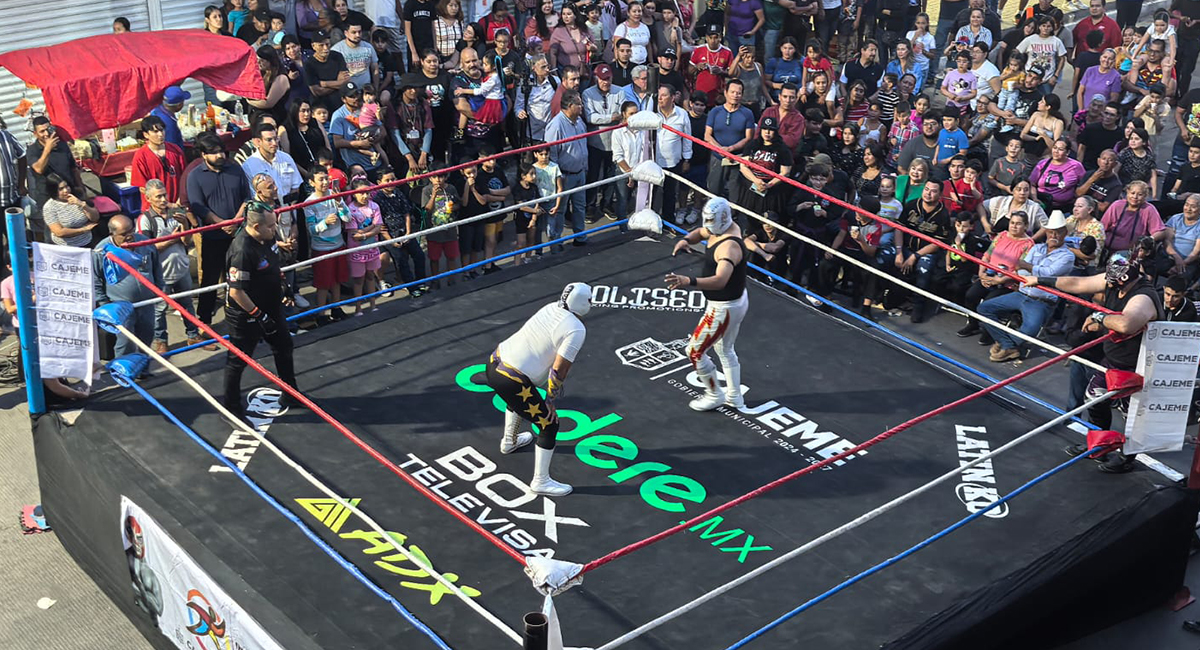 Regalos, dulces y lucha libre: Ayuntamiento de Cajeme celebra a niñas y niños en Cajeme