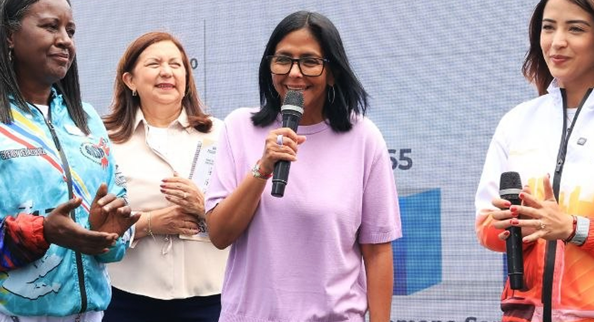 La presidenta interina de Venezuela, Delcy Rodríguez