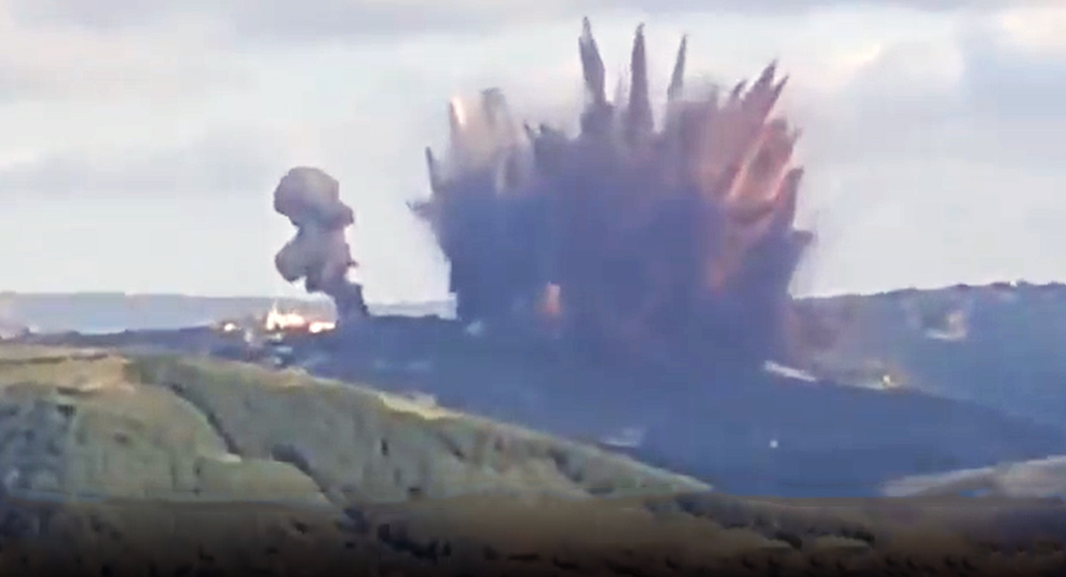 El momento en que Israel hizo explotar la red de túneles