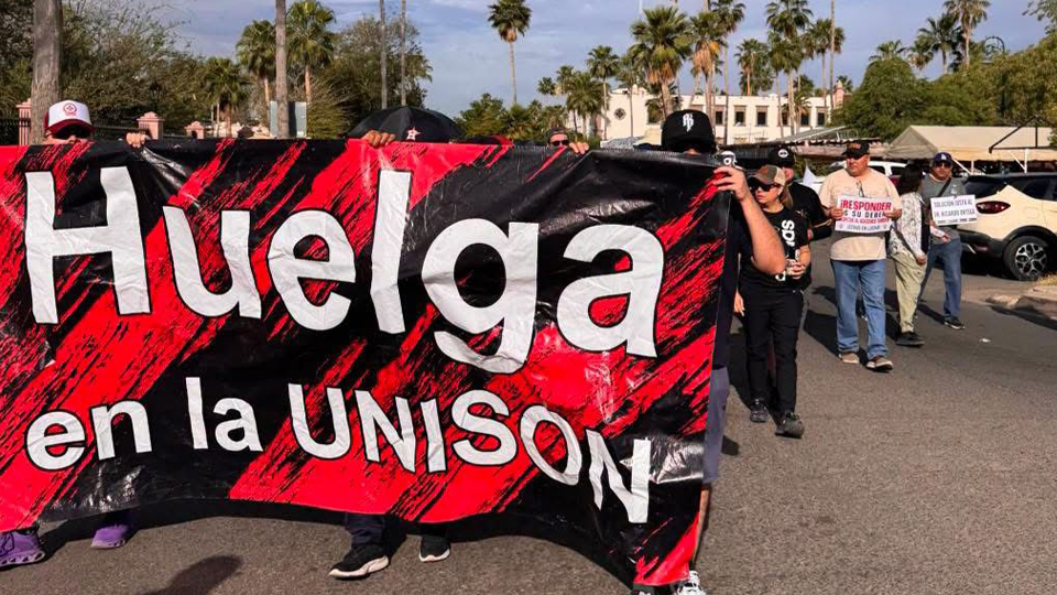 Integrantes del STAUS se manifestaron en solidaridad de empleados