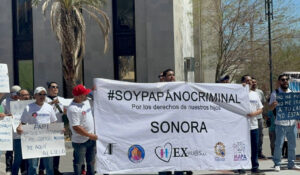 Movimiento ‘Soy Papá No Criminal’ realiza manifestación en Hermosillo; buscan mantener convivencia con sus hijos
